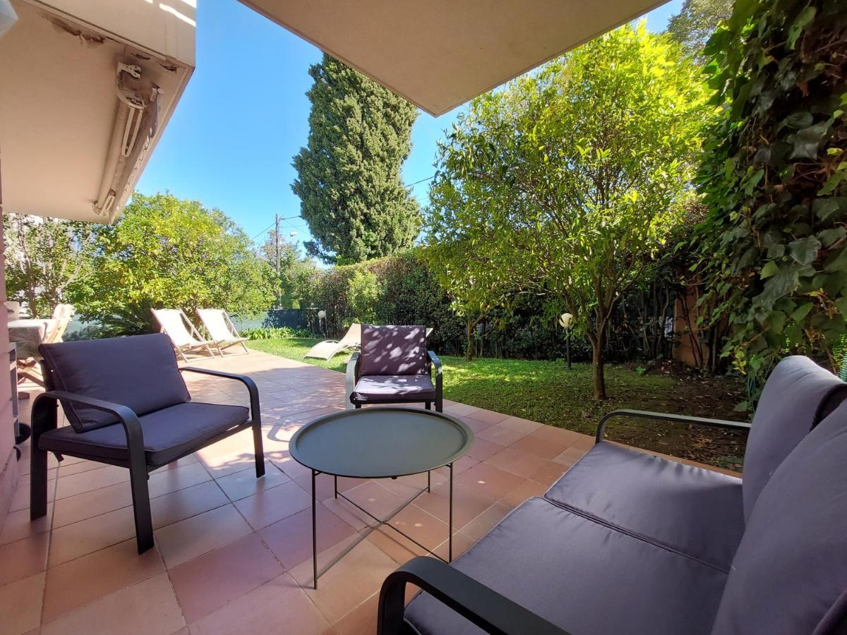 Plage La Salis 3 Chambres, Jardin - 3 Bedrooms Antibes Exterior foto